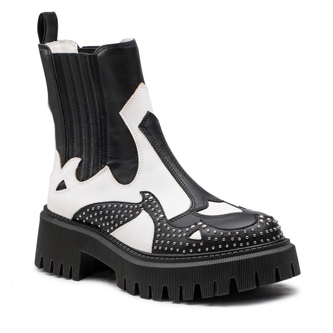Steve Madden Боти Steve Madden Abide SM11002179-02002-034 Black/White