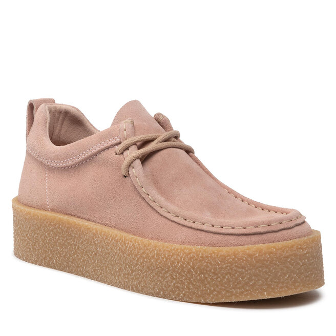 Pantofi Tommy Jeans Tommy Jeans Suede Shoe EN0EN01906 Balanced Beige AE9