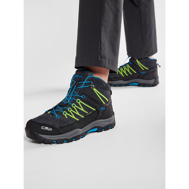 CMP Trekkings CMP Kids Rigel Mid Trekking Shoe Wp 3Q12944 Antracite/Yellow Fluo 34UF