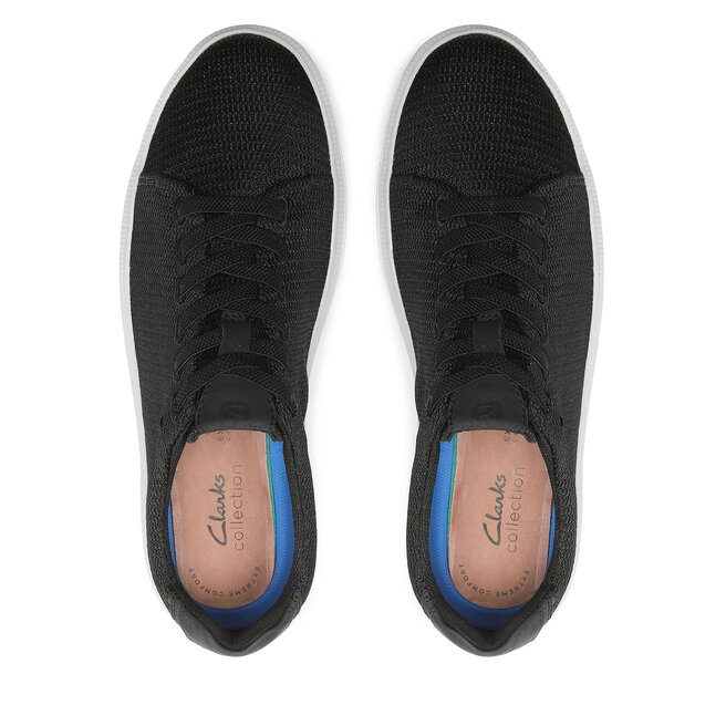 Clarks Sportcipő Clarks Cambro Low 261653087 Black Textile