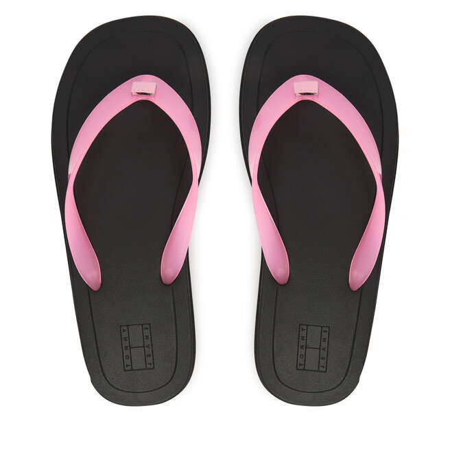 Japonki Tommy Jeans Tjw Cleated Jelly Summer Sandal EN0EN02954 Różowy -