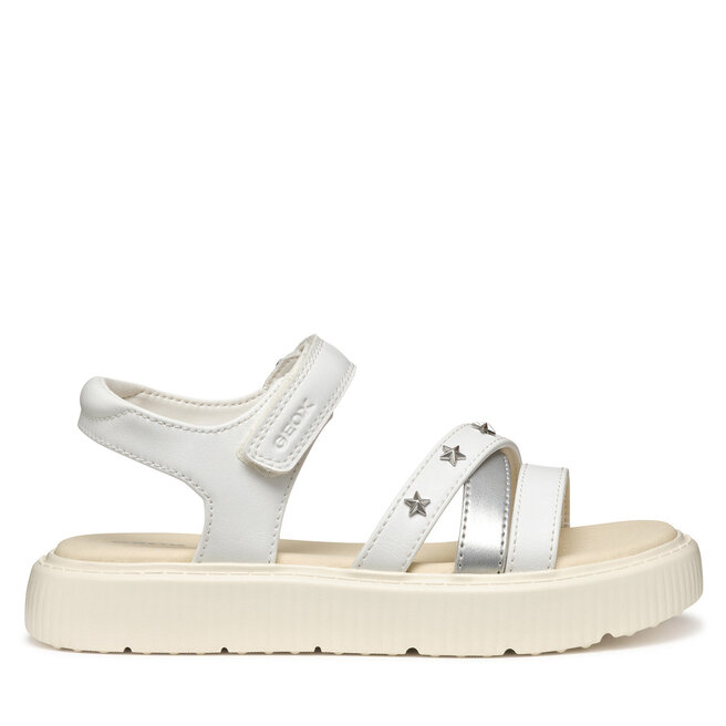 Sandały Geox J Kodette Gir J45DBI 000BC - S Biały