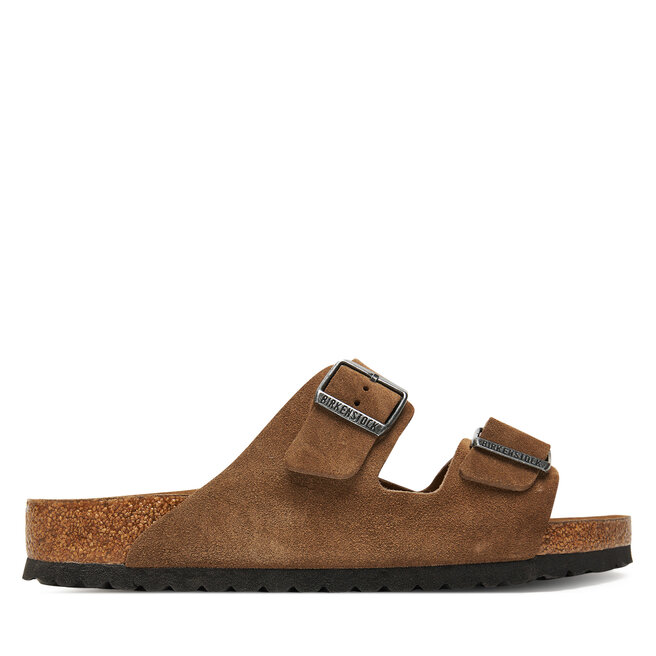 Klapki Birkenstock Arizona Sfb - Brązowy