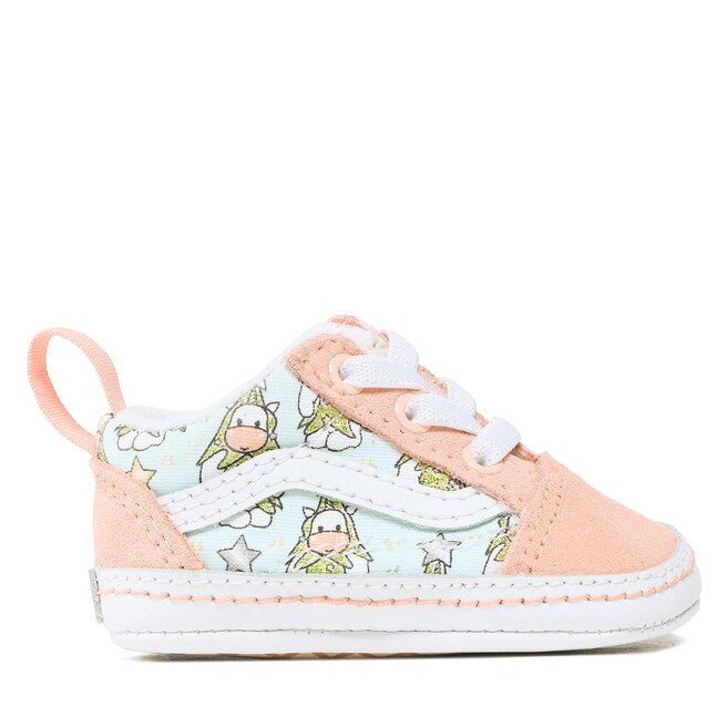 Tenisówki Vans Old Skool Crib VN0A3U8KPNK1 Różowy - dziewczęce