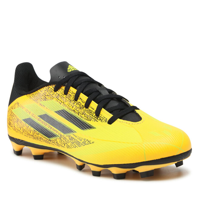 adidas Pantofi adidas X Speedflow Messi.4 FxG GW7425 Sogold/Cblack/Byello