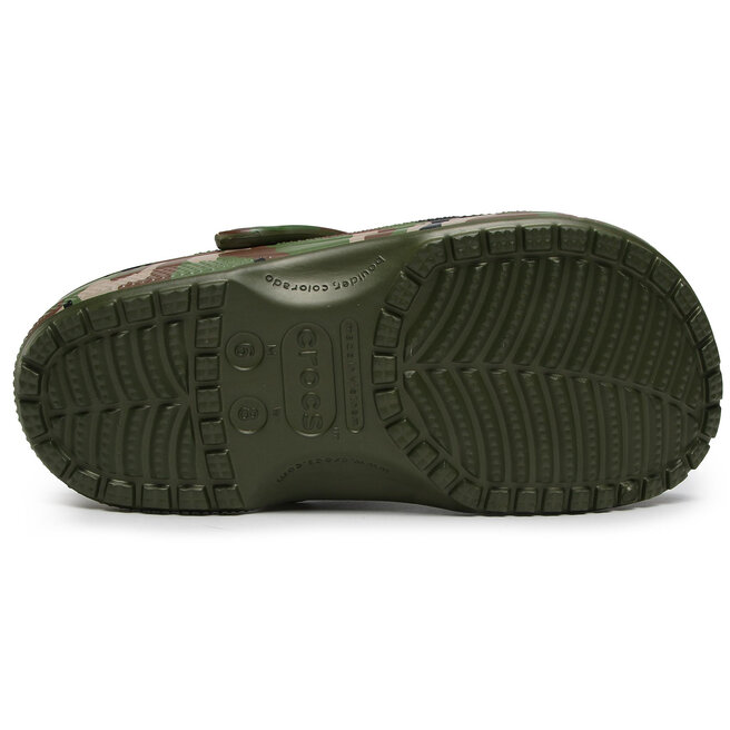 Crocs Ciabatte Crocs Classic Printed Camo Clog 206454 Army Green/Multi
