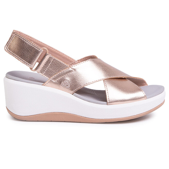 Sandalen Clarks Step Cali Cove 261441234 Rose Gold eschuhe