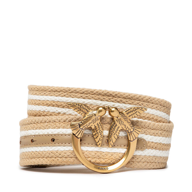 Pinko Ζώνη Γυναικεία Pinko Love Navy Belt H4 PE 22 PLT01 1H211W Y86X Sabbia/Ecr 7UHQ