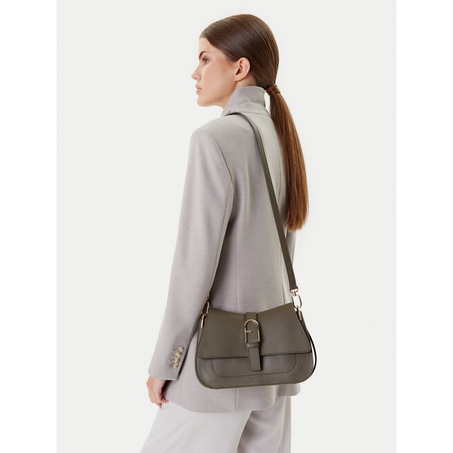 Torebka Furla Flow M Top Handle WB00996-BX2045-2810S-1007 Zielony -