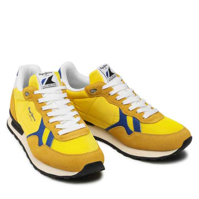 Pepe Jeans Sneakersy Pepe Jeans Britt Man Studio PMS30806 Yellow 043