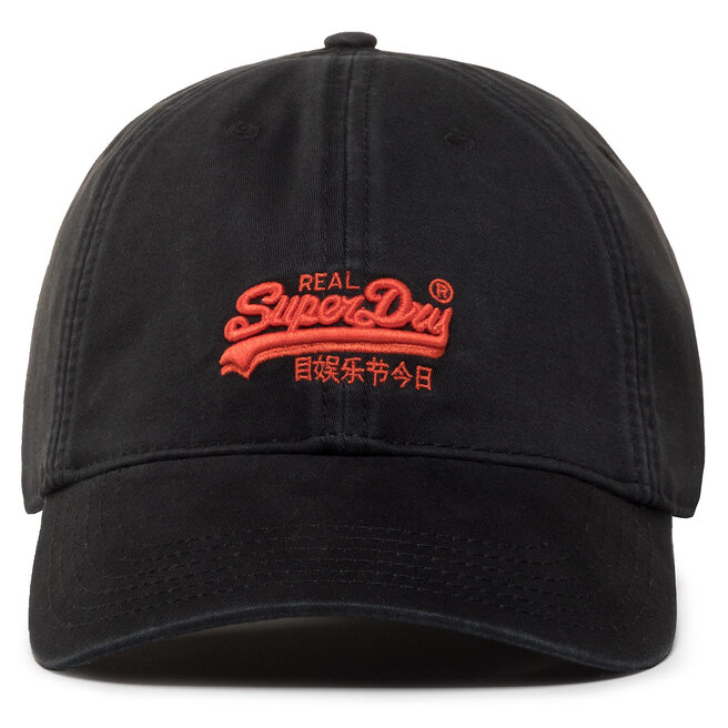 Superdry Șapcă Superdry Orange Label Cap M9010006A Black 02A