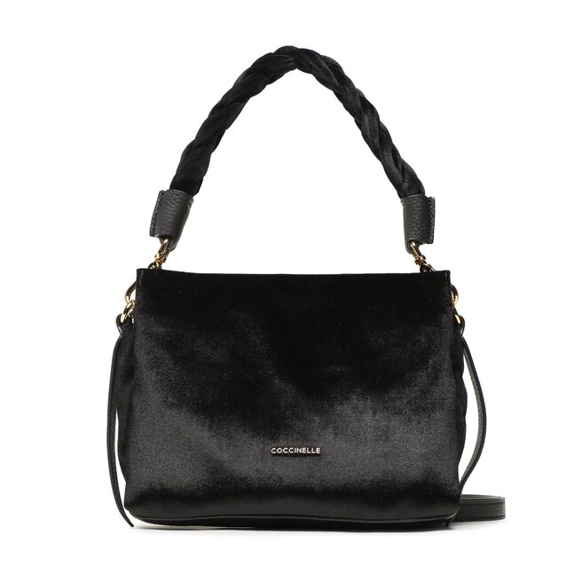 Coccinelle Дамска чанта Coccinelle N53 Boheme Velvet E1 N53 58 01 01 Noir/Noir 001