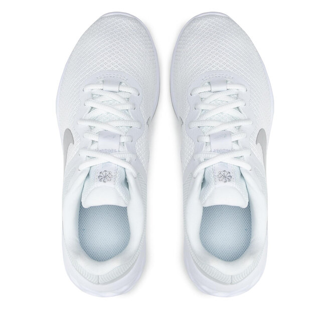 Nike Pantofi Nike Revolution 6 Nn DC3729 500 White/Metallic Silver