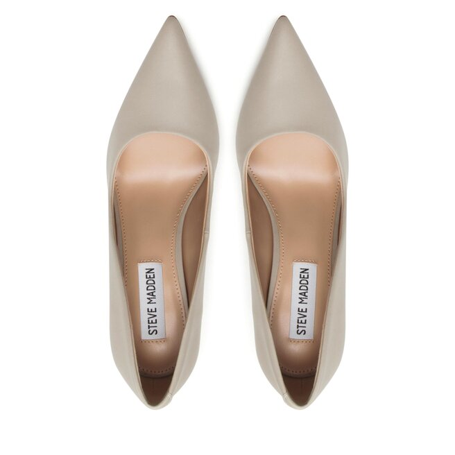 Steve Madden Pantofi cu toc subțire Steve Madden Martina SM11002274-03001-16X Greige Leather