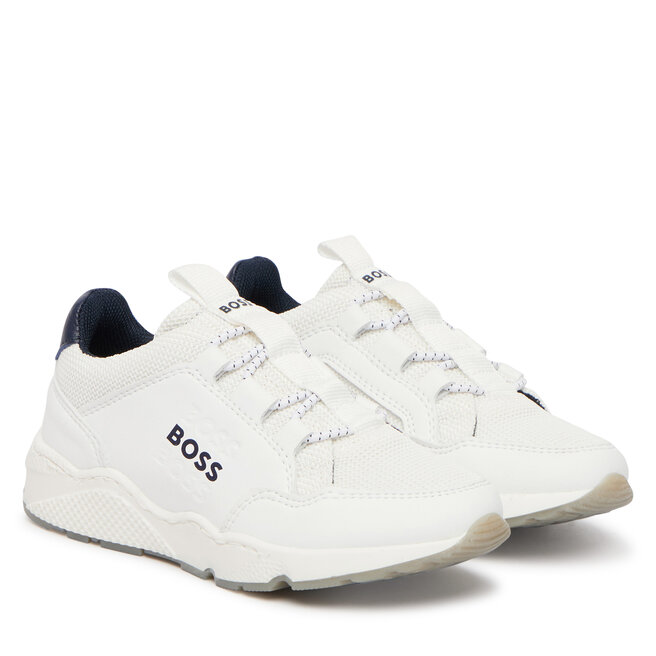 Sneakersy BOSS J52805 M Biały - chłopięce