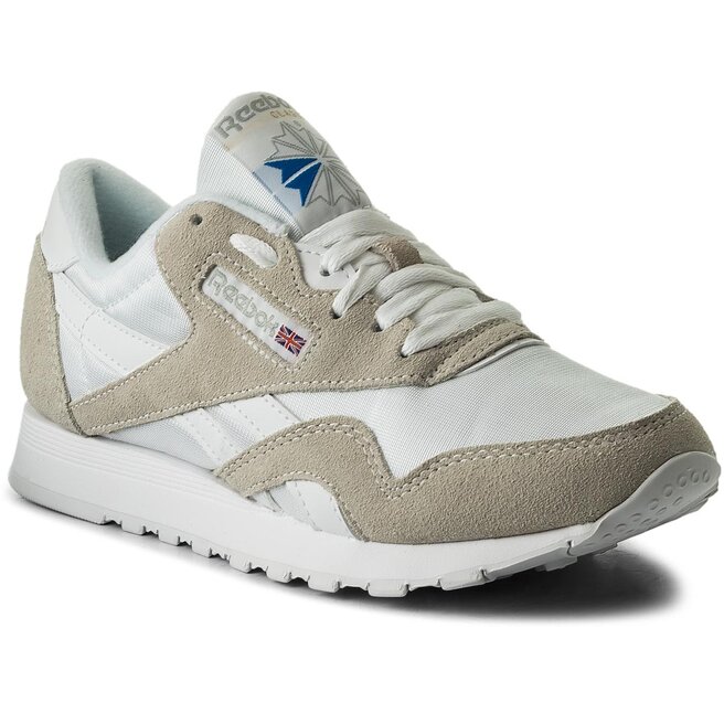 Buty Reebok Cl Nylon 6390 White Light Grey eobuwie .pl