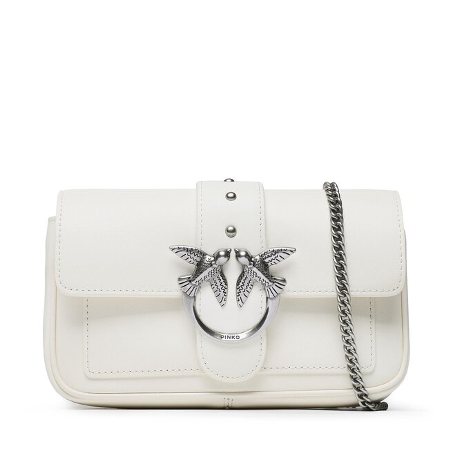 Pinko Дамска чанта Pinko Love One Pocket C PE 23 PLTT 100061 A0F1 White Z14O