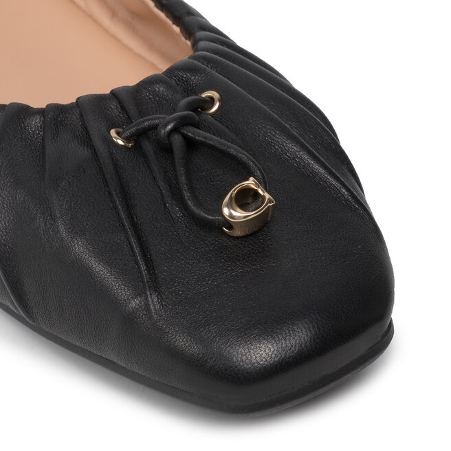 Балеринки Coach Eleanor Leather C6755 Черен obuvki.bg