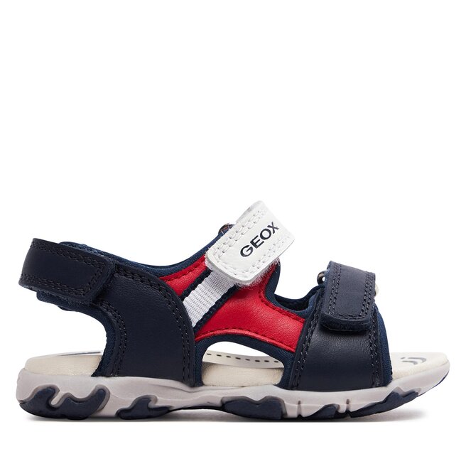 Sandały Geox B Sandal Flaffee Boy B4559A 08515 - M Granatowy