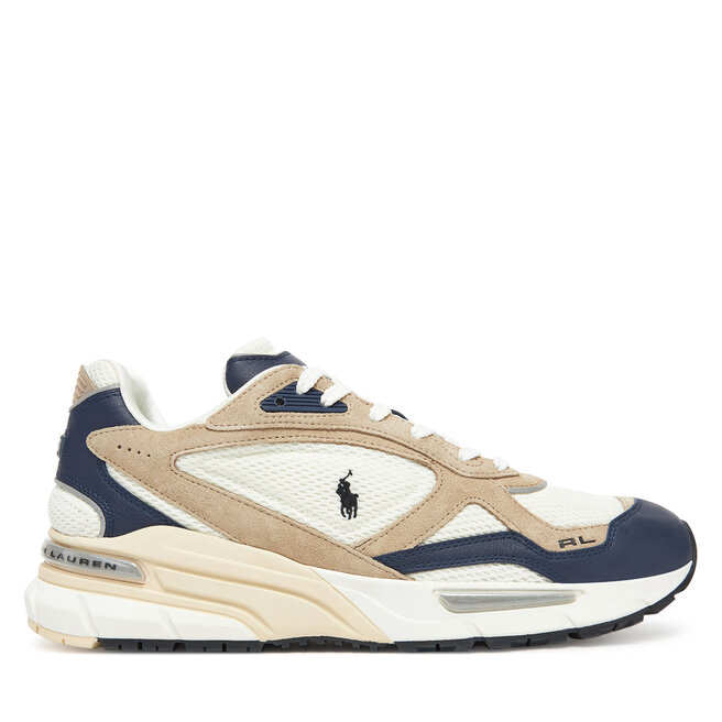 Sneakersy Polo Ralph Lauren Trackstr - Écru