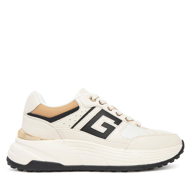 Sneakersy Guess FLTFON - Écru