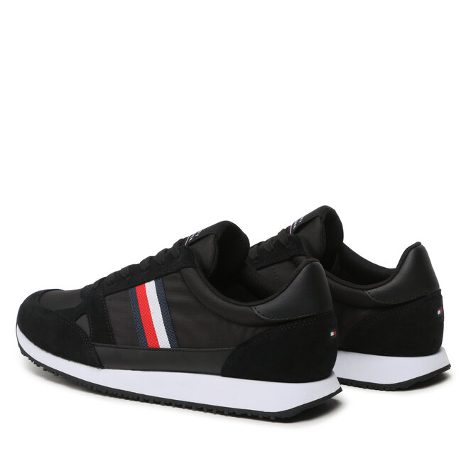 Tommy Hilfiger Sportcipő Tommy Hilfiger Runner Lo Vintage Mix FM0FM03431 Black BDS