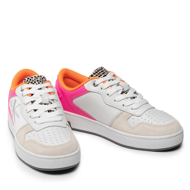 Sneakers Calvin Klein Jeans Basketball Cupsole Low 3 YW0YW00630 White