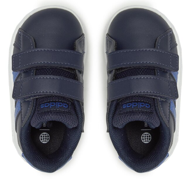 adidas Pantofi adidas Grand Court Lifestyle Hook and Loop Shoes IG2557 Legink/Royblu/Ftwwht