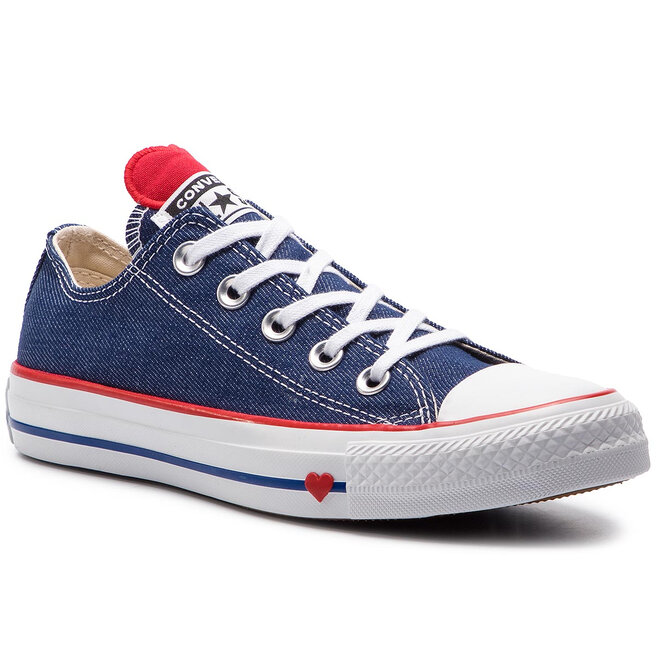 converse enamel red