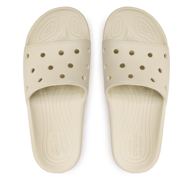 Crocs Șlapi Crocs Classic Slide 206121 Bone