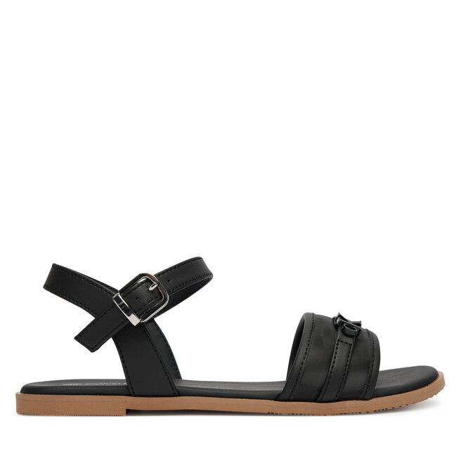 Sandały Calvin Klein Velcro Sandal V3A2-83247-1752 Czarny - dziewczęce