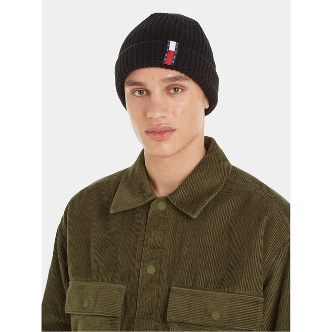 Czapka Tommy Jeans Im Tju Unisex Beanie - Czarny