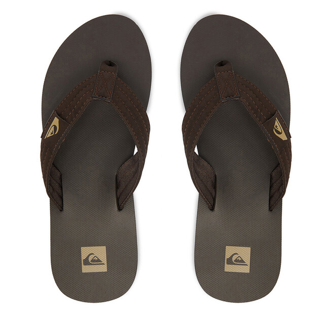 Japonki Quiksilver EO-DUNE CQ10036MGG Brązowy ciemny -