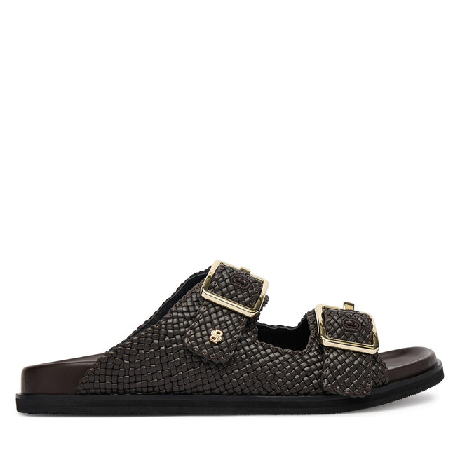 Klapki BOSS Freyah 50563359 Brązowy -