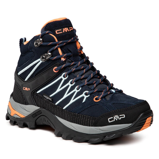 CMP Bakancs CMP Rigel Mid Wmn Trekking Shoes Wp 3Q12946 B. Blue/Giada/Peach 92AD