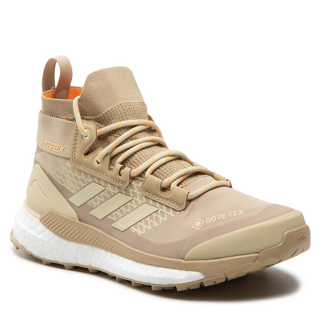 adidas Обувки adidas Terrex Free Hiker Gtx W GORE-TEX GV7515 Beige Tone/Sandy Beige/Pulse Amber