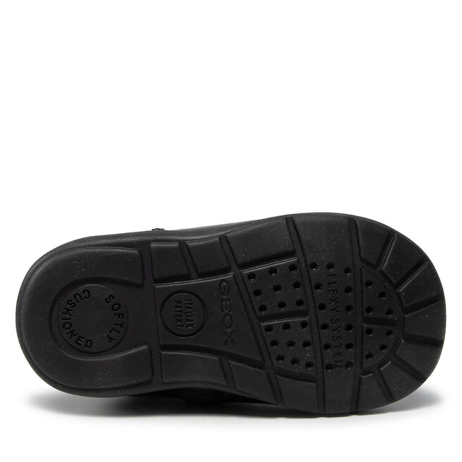 Geox Kozačky Geox B Kaytan G. C B1651C 08522 C9999 Black