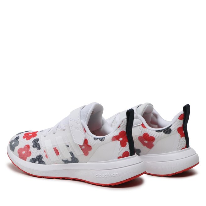adidas Обувки adidas Fortarun 2.0 Cloudfoam Sport Running Elastic Lace Top Strap Shoes GZ9754 Бял