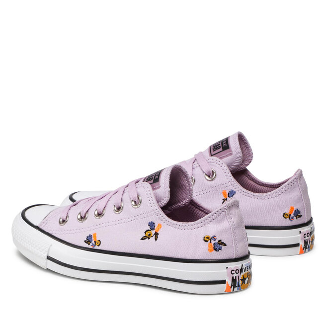 Converse Кецове Converse Ctas Ox A01735C Pale Amethyst/White/Black