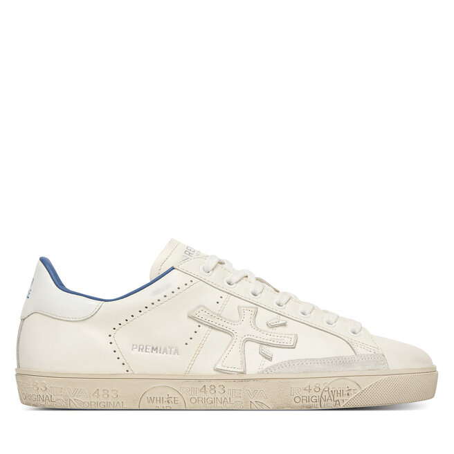 Sneakersy Premiata Steven Var 6652 Biały - męskie