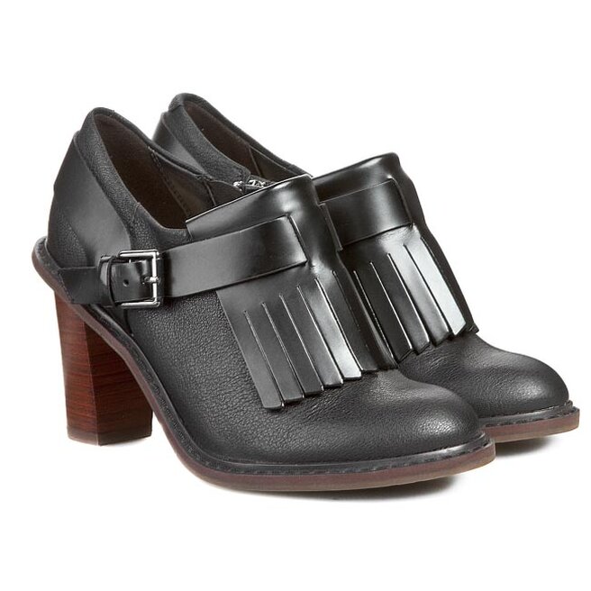 P buty Clarks Blues Melody 261023564 Black Combi Leather