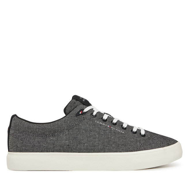 Tenisówki Tommy Hilfiger Th Hi Vulc Low Core Chambray - Szary