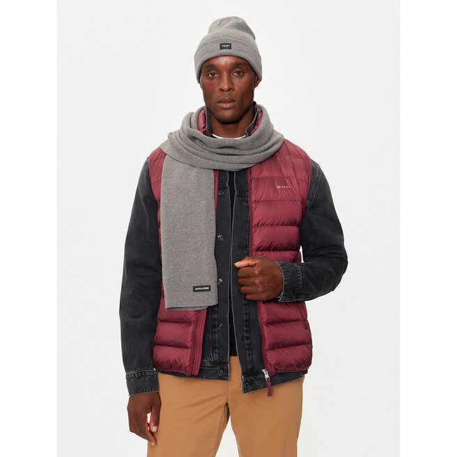 Zestaw Szalik i Czapka Jack&Jones - Szary
