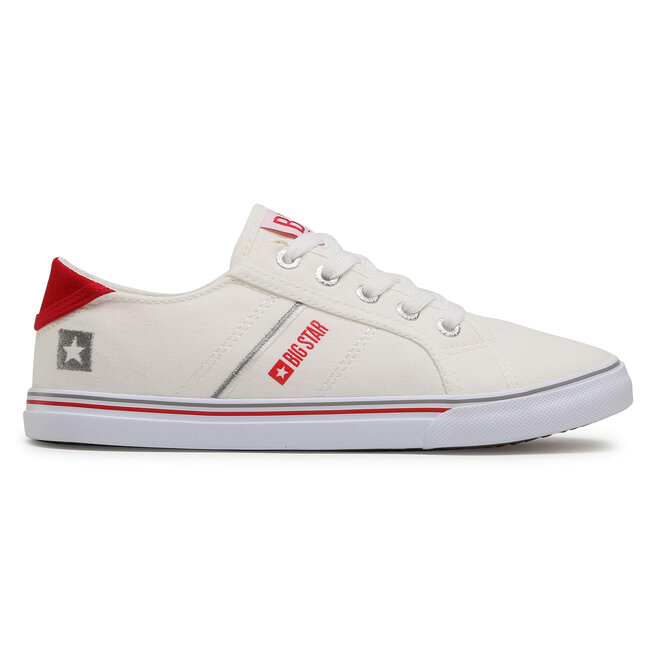 Big Star Shoes Πάνινα παπούτσια Big Star Shoes DD274892 White/Red
