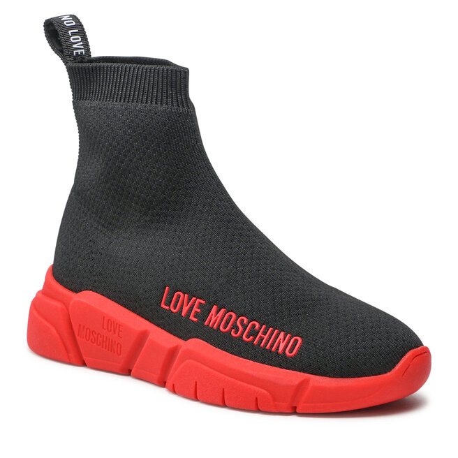 Sneakers LOVE MOSCHINO JA15343G1FIZ400A Nero/Rosso epantofi-Femei-Pantofi-Sneakerși imagine noua