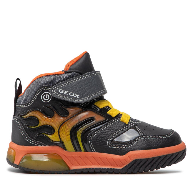 Geox Сникърси Geox J Inek B. C J949CC 0BU11 C0038 M Black/Orange