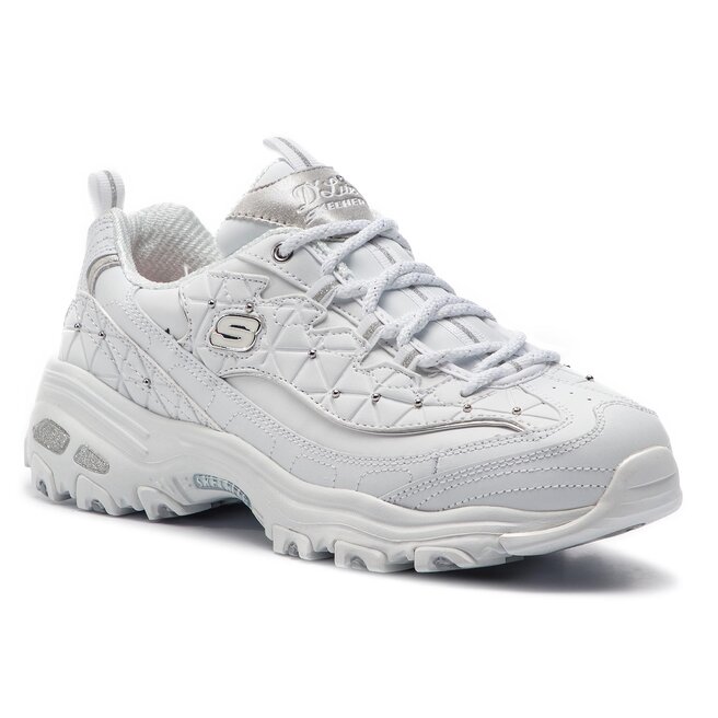 Inútil identificación operador Sneakers Skechers D'lites Glamour Feels 13087/WSL White/Silver •  Www.zapatos.es