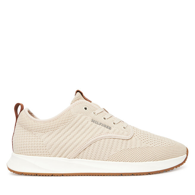 Sneakersy Tommy Hilfiger Newport 3D Premium - Beżowy