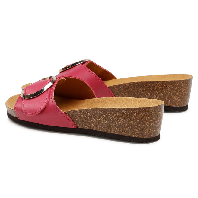 Sandales Mules Scholl Amalfi Pour Femme - Imprimé Reptile Marron, Semelle Ergonomique, Confort Assuré