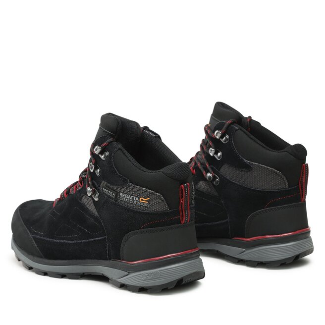 Regatta Trekkingschuhe Regatta Samaris Suede RMF575 Black/Dark Red